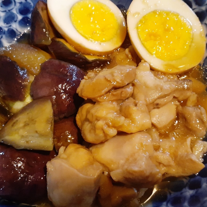 鶏肉となすのさっぱり煮